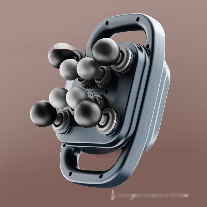 8-Head Deep Tissue Massage Gun with Heat Therapy