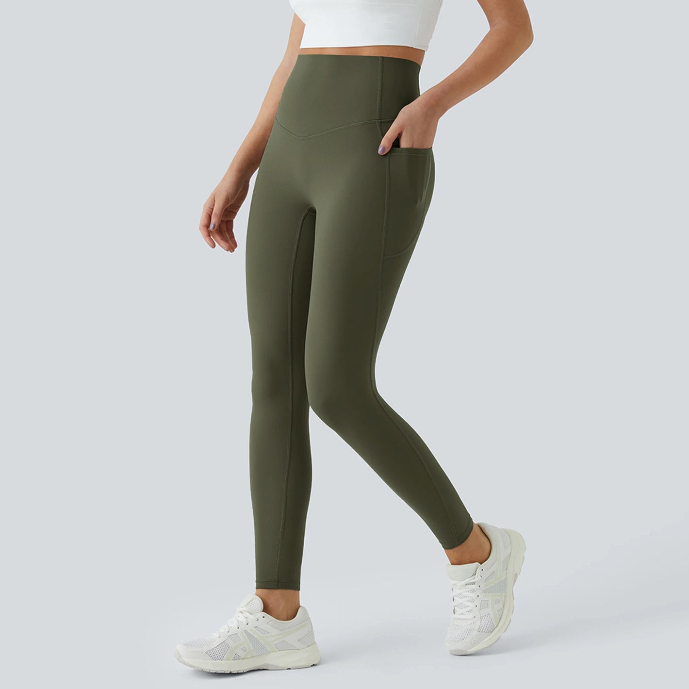 High Waist Yoga Leggings โ Butt Lift Design