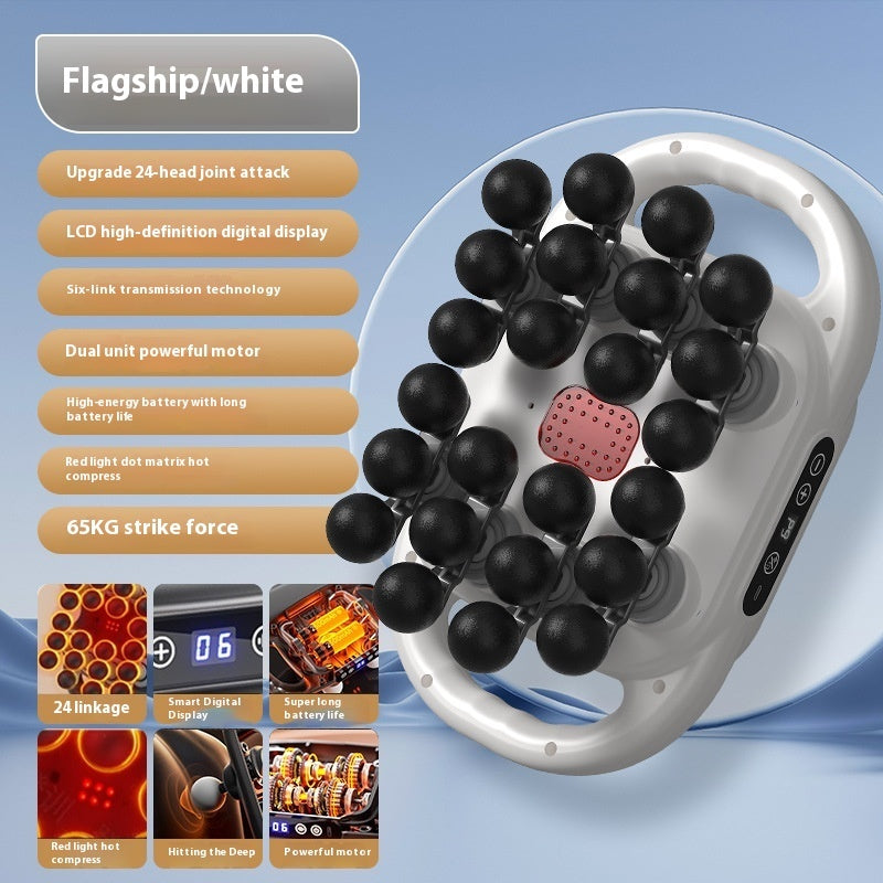 Smart Electric Massage Roller – 24 Heads Full Body Muscle Relaxation Device
