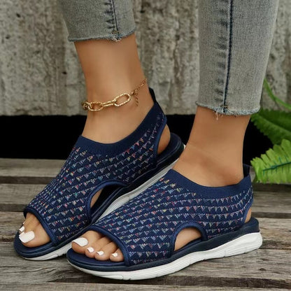 Women’s Summer Knit Flat Sandals