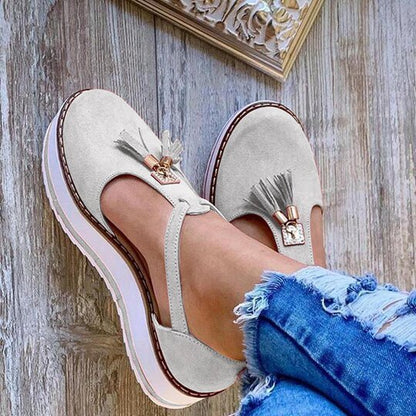 Women’s Tassel Flat Shoes – Casual Spring & Summer Style