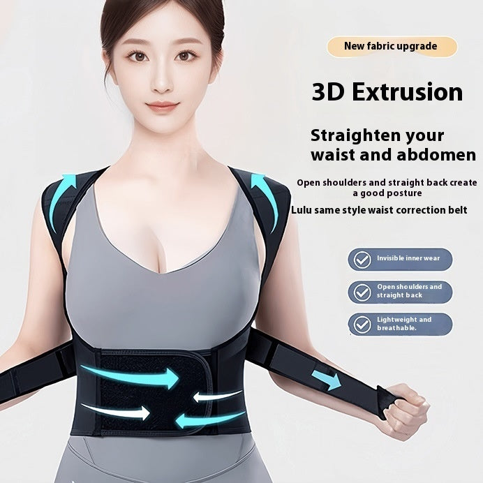 Humpback Braces Invisible Elastic Breathable Back Posture Correction Belt