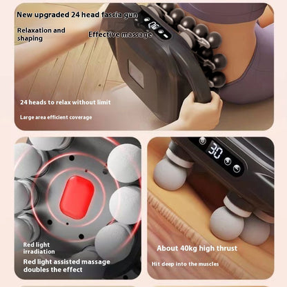 Smart Electric Massage Roller – 24 Heads Full Body Muscle Relaxation Device