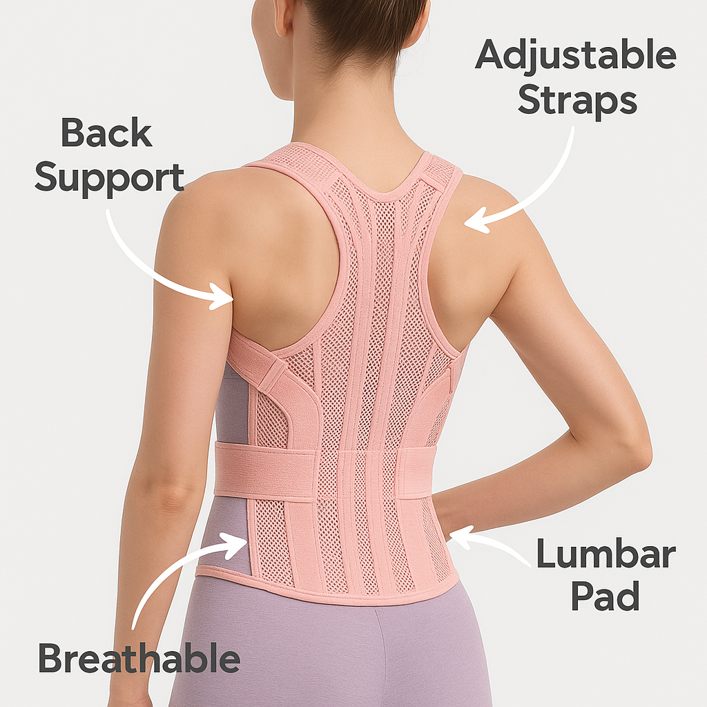 Back Ring Waist Posture Correction Fixing Band