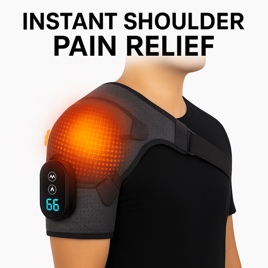 Smart Heated Shoulder Massager – Pain Relief & Muscle Recovery