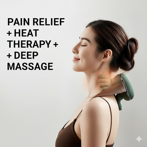 Premium Heated Neck & Shoulder Massager – Relax & Relieve Pain