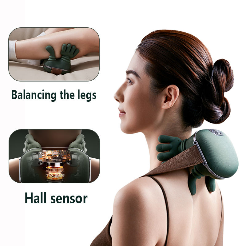 Smart Heated Neck Massager – Deep Relief in Minutes