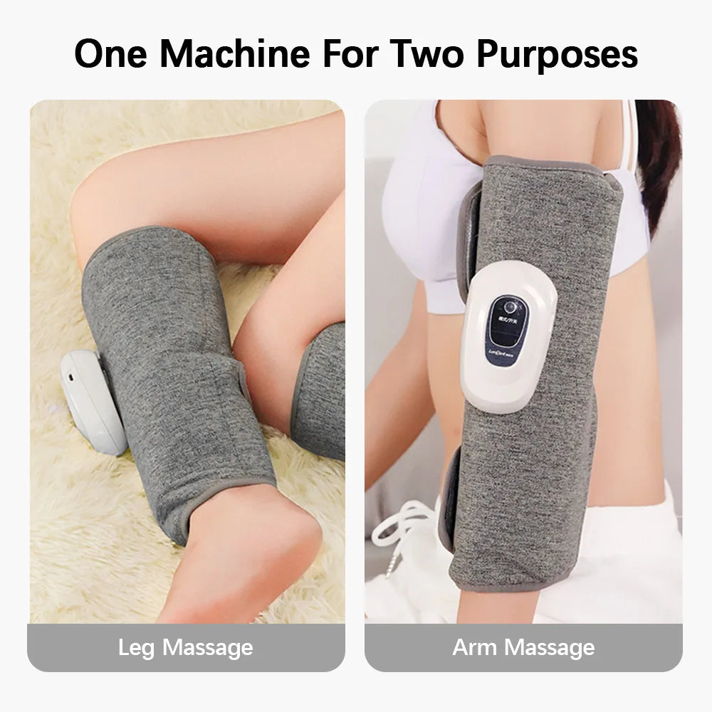 Wireless 360° Air Pressure Calf Massager 3 Mode Muscle Massager Relax Blood Circulation Eletric Rechargeable Smart Massager