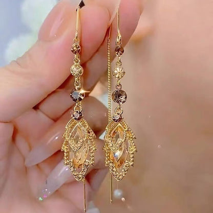 Elegant Long Drop Earrings