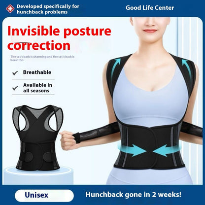 Humpback Braces Invisible Elastic Breathable Back Posture Correction Belt