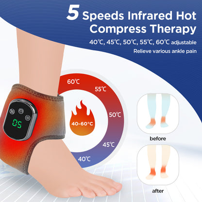 Charging 5-speed Hot Compress 3-speed Vibration Ankle Protection