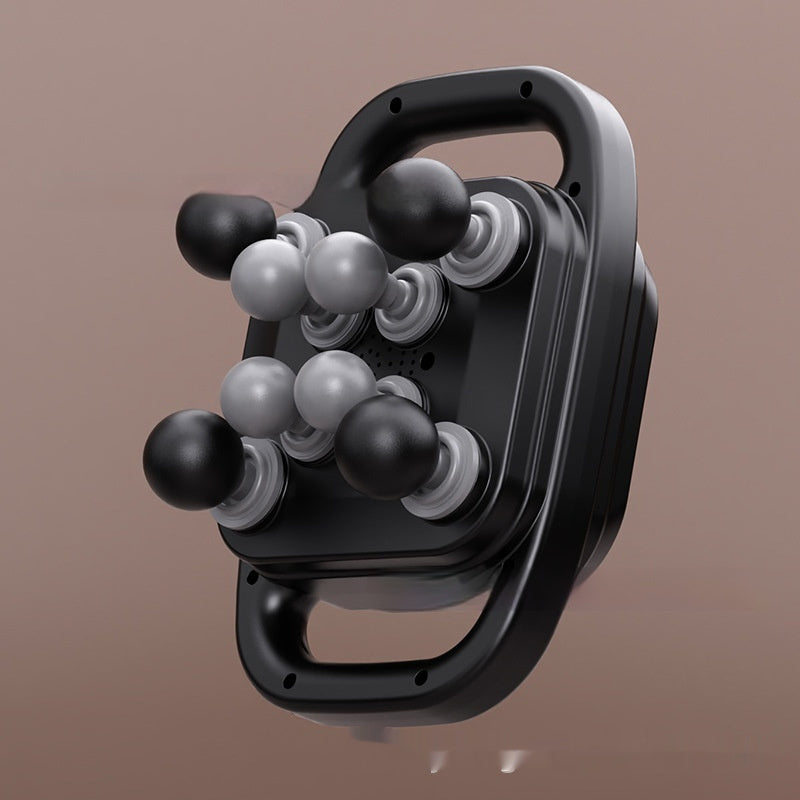 8-Head Deep Tissue Massage Gun with Heat Therapy