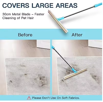 Pet Hair Remover Set Fluff Removal Tool Metals Telescopic