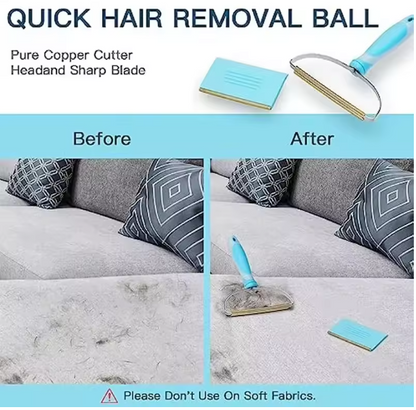 Pet Hair Remover Set Fluff Removal Tool Metals Telescopic